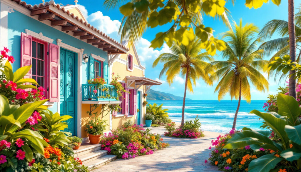 explorez les plus belles maisons de guadeloupe grâce à une sélection de photos saisissantes. laissez-vous envoûter par l'architecture unique et le charme tropical de ces habitations, reflet de la culture créole. partez à la découverte de ces trésors cachés de l'île à travers l'objectif de notre appareil.