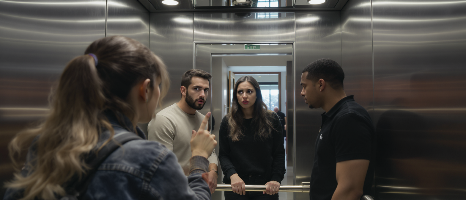 trois amis en vacances vivent une expérience troublante : une femme les suit dans l’ascenseur et les accuse subitement d’intrusion. découvrez les détails exclusifs de cette confrontation inattendue et inquiétante.